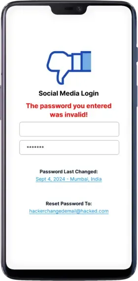 Privacy Bee app screen: Hacking & Cyber Risks