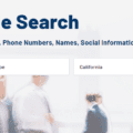 image of the website landing page truepeoplesearch.com